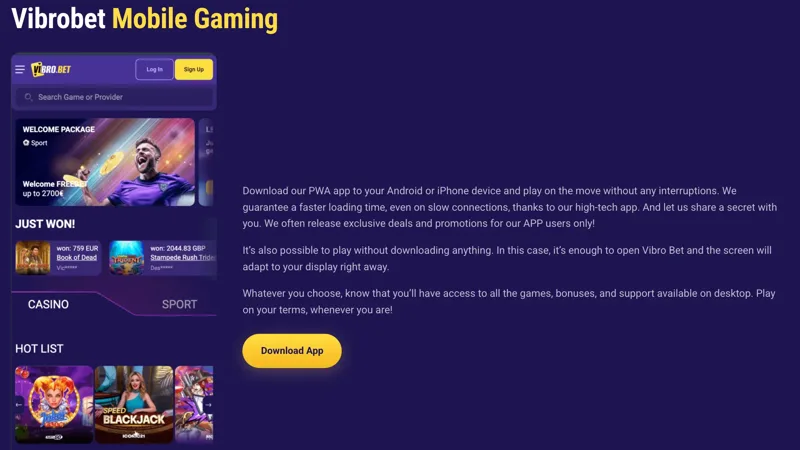Weekly Cashback at Vibrobet Casino