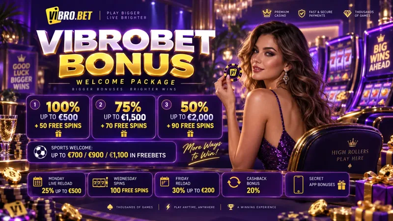 Reload Bonus at Vibrobet Casino